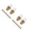 80Pcs Starter Pots Light Brown Pulp for Garden 6
