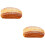 2Pcs Orange Artificial Donut PU Resin Creative Bakery Display Props 6