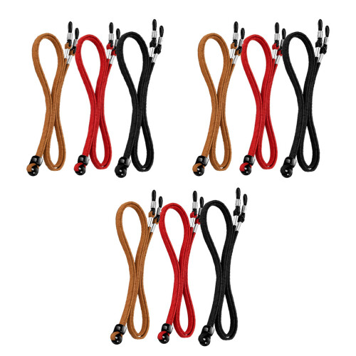 18Pcs Lightweight Suede Glasses Strap Multi-Use Holder for Glasses