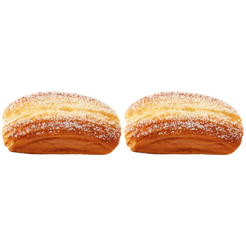 2Pcs Orange Artificial Donut PU Resin Creative Bakery Display Props 1