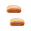 2Pcs Orange Artificial Donut PU Resin Creative Bakery Display Props 7