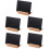 5Sets Simple Standing Chalkboard Sign Black Tabletop Decor with Stand 8