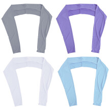 20Pcs Comfortable Elastic Cooling Arm Sleeves for Outdoor Activities