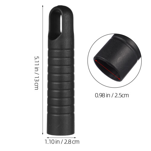 25Pcs Plastic Mop and Broom Handle Grip Kit Black for Home Use 1