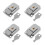 4Pcs Silver Small Hasps for Suitcase Box Lock Toggle Latches Durable 7