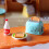 2Sets Blue Plastic Mini Miniature Bread Machine Decoration Toy 11