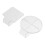 8Pièces Palettes Acryliques Blanches Pour Ongles 9