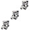 Socks Mid-Calf Zebra Pattern Warm Winter Stockings 6