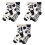 Socks Mid-Calf Zebra Pattern Warm Winter Stockings 4
