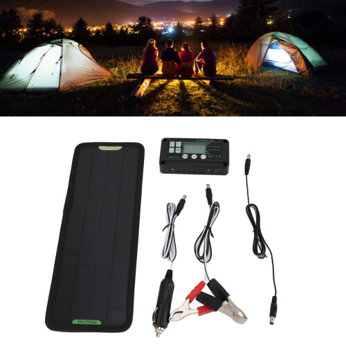 12V 10W MPPT Solar Charge Controller 32x12cm Black