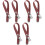 6Pcs Adjustable Brown Drywall Stilts Foot Band Replacement Straps 4