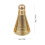 24Pcs Brass Incense Tower Molds for Creative DIY 2