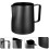 6Pcs Black Stainless Steel Cappuccino Pitcher Cups with Precise Scale 11
