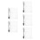 5Pcs Clear Plastic Binder Notebook Shell Reusable Cover for School Use 7