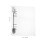 5Pcs Clear Plastic Binder Notebook Shell Reusable Cover for School Use 11
