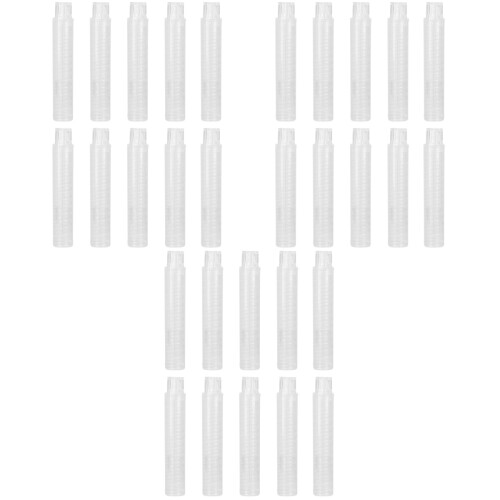 30Pcs Transparent Plastic Chalk Holders for School Home Use Clean Grip 2