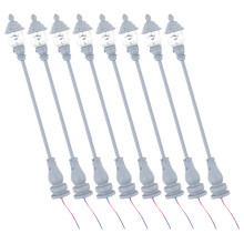 32Pcs Grey Miniature Street Lamp Models for Dollhouse and Room Decor