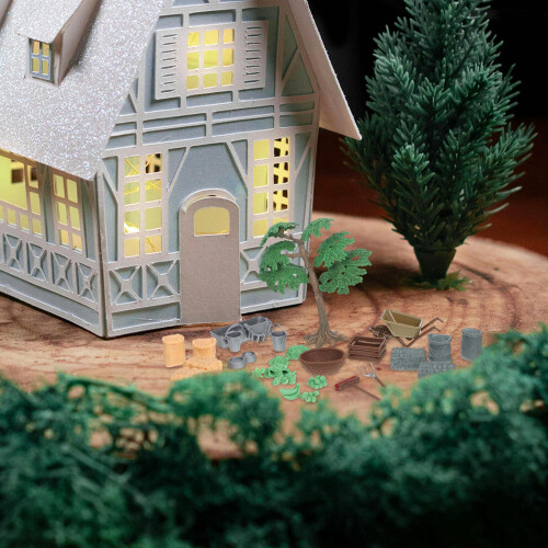 76Pcs Fine Workmanship Mini Farmhouse Fruit Vegetable PVC Models 2