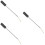 3Pcs Miniature Traffic Lamp Model Black ABS Simulation Scene Decor 9
