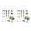 76Pcs Fine Workmanship Mini Farmhouse Fruit Vegetable PVC Models 9