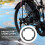 4Pcs Lightweight Plastic Bike Chain Protector Covers Black for Cycling 4