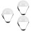 3Pcs Durable Pe Hard Hat Suspension Replacement with Impact Protection 8