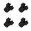 4Pcs Black Plastic Car Ashtray for Home Durable Portable Tray 9