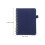 Dark Blue Password Book Organizer with Alphabetical Tabs PU Cover 2