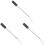 3Pcs Miniature Traffic Lamp Model Black ABS Simulation Scene Decor 4