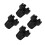 4Pcs Black Plastic Car Ashtray for Home Durable Portable Tray 8