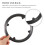 4Pcs Lightweight Plastic Bike Chain Protector Covers Black for Cycling 8