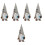 5Pcs Adorable Coffee Gnome Doll Multi Ornament 4