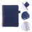 Dark Blue Password Book Organizer with Alphabetical Tabs PU Cover 10