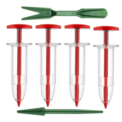 3Sets Small Plastic Seed Spreader Garden Seeder Handheld Planting Tool