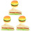 6Pcs PU Simulation Bread Model Fake Sandwich Food Prop 4