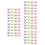 180Pcs Multi Color Cookie Shaped Pencil Sharpener Cute Kids Stationery 9