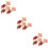 9Pcs Small Realistic Squid Ornaments Multi-Color Table Decor 11