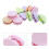 180Pcs Multi Color Cookie Shaped Pencil Sharpener Cute Kids Stationery 10