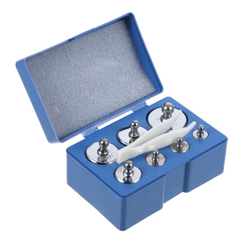 2Sets High Accuracy Silver Steel Scale Calibration Weights for Lab Use 2