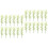 200Pcs Miniature Toy Trees Green Plastic Model for Train Scenery Decor 7