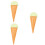 3Pcs Green Simulation Ice Cream Model Artificial Decor Prop for Photos 7