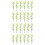 200Pcs Miniature Toy Trees Green Plastic Model for Train Scenery Decor 6