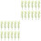 200Pcs Miniature Toy Trees Green Plastic Model for Train Scenery Decor 8