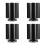4Pcs Acrylic Menu Display Holders Black Rotating Tabletop Sign Stands 6