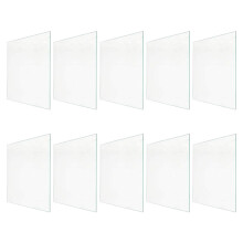 40Pcs Transparent Craft Acrylic Sheets Writable Double-Sided Frames