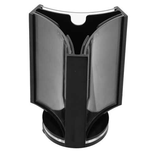 4Pcs Acrylic Menu Display Holders Black Rotating Tabletop Sign Stands 2