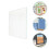 40Pcs Transparent Craft Acrylic Sheets Writable Double-Sided Frames 8