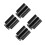 4Pcs Acrylic Menu Display Holders Black Rotating Tabletop Sign Stands 7