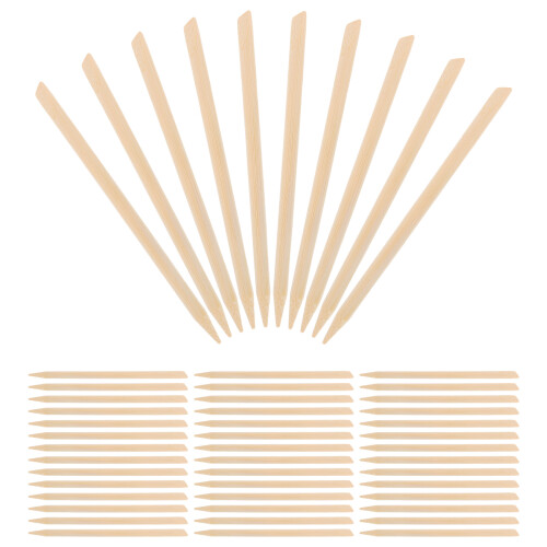 200Pcs Flat Bamboo Dual-Ended Stylus Tools for Scratch Paper Artwork 2