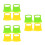 12Pcs Plastic Vegetable with Straight & Wavy for Kitchen 5